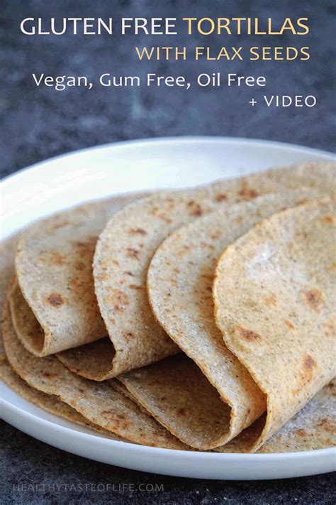 Vegan Gluten Free Tortillas Wraps Oil Free Healthy Taste Of Life