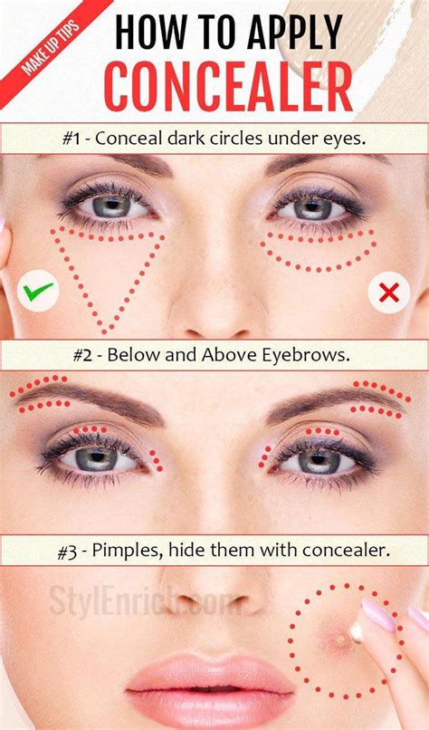 How To Apply Concealer The Correct Way Learn Basic Makeup Tips And