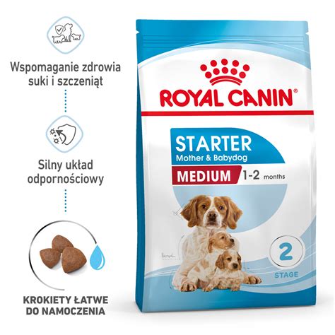 Karma Royal Canin Medium Starter Mother And Babydog 15kg Dla Psów Sklep