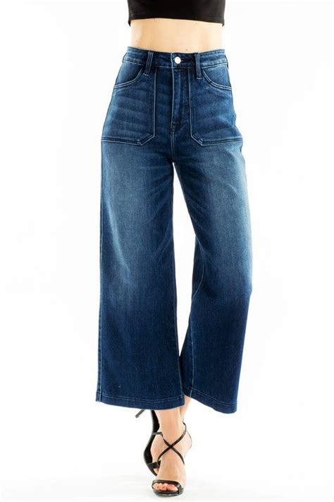 This Kan Wide Leg Jeans Are Utility Inspired Which Features A Trendy