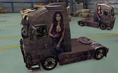 Volvo Fh 2013 Girl Skin Mod Euro Truck Simulator 2 Mods American