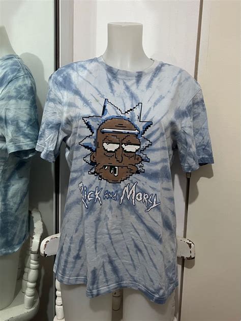 Rick And Morty Tie Dye Tshirt Mens Fashion Tops And Sets Tshirts And Polo