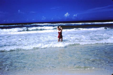 Wonderful Color Slides Document Everyday Life At Beaches In Florida