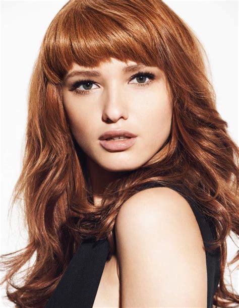 Red Hair With Bangs Red Hair With Bangs Long Bob Hairstyles With Bangs