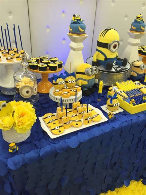 People interested in simple minion cake also searched for. Minions birthday party dessert table! See more party ...