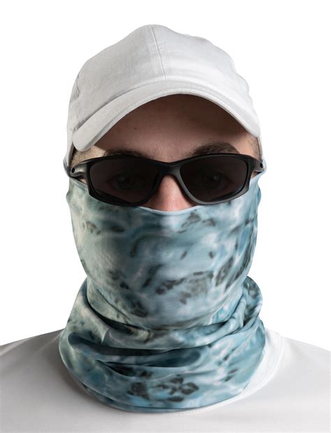 Aqua Design Fishing Hunting Masks Neck Gaiters For Men And Youth Upf
