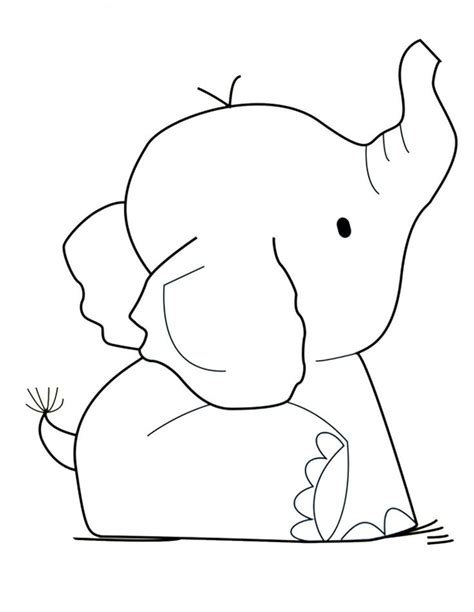 Cute Elephant Coloring Pages Elephant Coloring Page Elephant