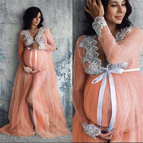 Women Lace Maternity Dress Women Clothes Pregnant Women Photography