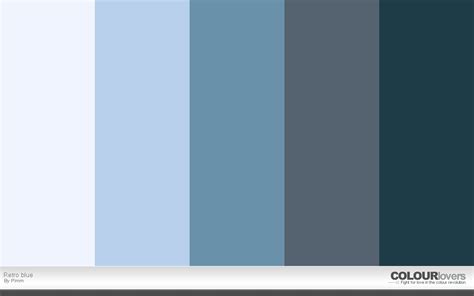 Color Palette Retro Blue Palettes Pinterest