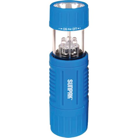 Sunpak Mini Led Flashlight And Lantern Blue Fl 06 Bu Bandh