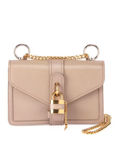 ChloÉ Aby Chain Leather Shoulder Bag Chloé Bags Shoulder Bags Hand