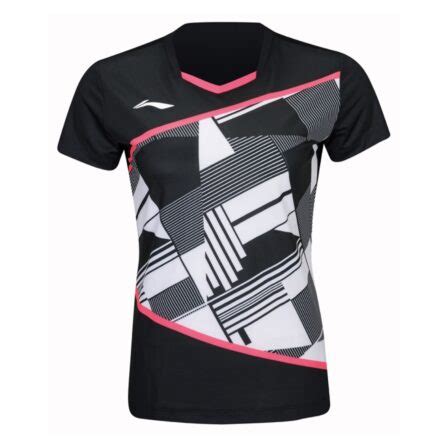 Li Ning AAYT066 1 T Shirt Women Black Badmintonshop