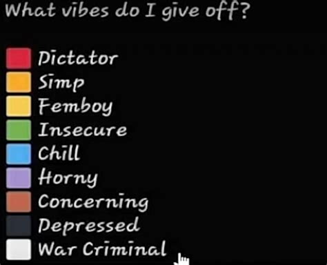 What Vibe Do I Give Off 😋 Fandom