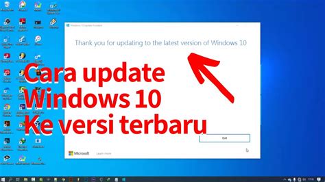 Cara Update Windows 10 Ke Versi Terbaru Step By Step Youtube