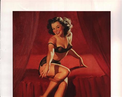 Gil Elvgren Created This Gorgeous Pin Up Titled I M Not Shy I M Just Retiring A Beautiful