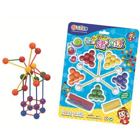 Construction Ball And Connecting Stick Building Toy Focuses On