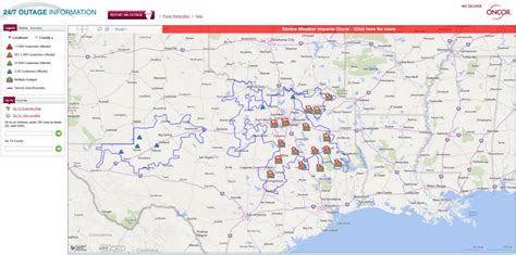 Difference between a utility and a provider. North Texas Check The Oncor Storm Center Map For Outage