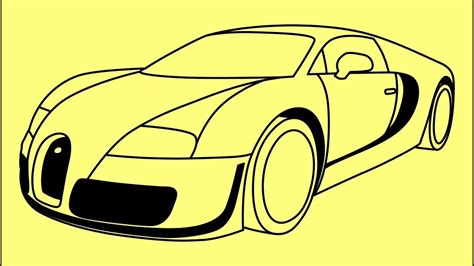 Bugatti car drawing, how to draw bugatti veyron 16 4 super sport sketchok. How to draw a car Bugatti Veyron Fast and Furious 7 step ...