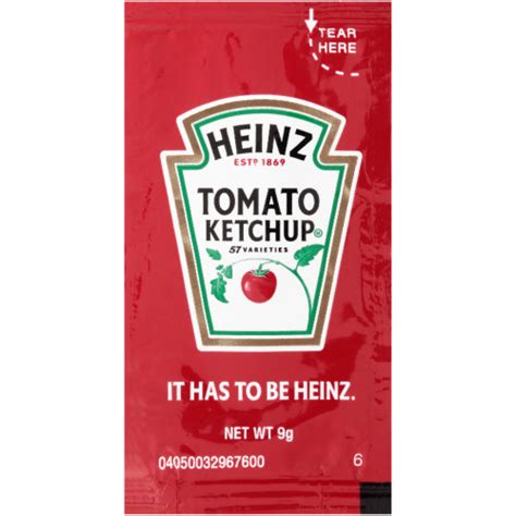 Heinz Ketchup Packets 9g 200ct Ceevee Vending Office Coffee Online