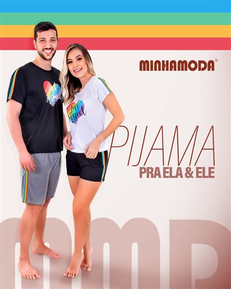 Conjunto Pijama Freedom Rainbow Minhamoda Lingerie Minhamoda Sex Shop