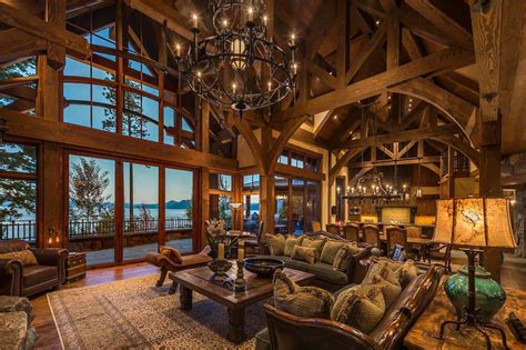 Stunning Lodge Style Home With Old World Luxury Overlooking Lake Tahoe Lodge Style Home Dream