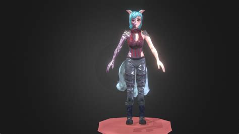 Fox Girl 3d Model By Yukaartapplenana Yukaart 031b594 Sketchfab