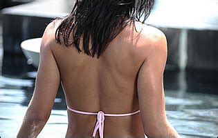 Hot Bikini Girl Franceska Jaimes Exposing Tight Athletic Body At The Poolside