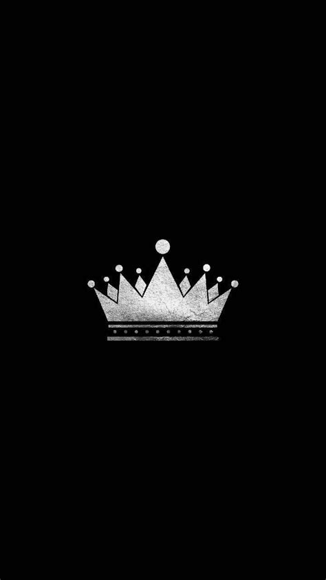 Grey Crown With Black Background Wallpaper Download Mobcup