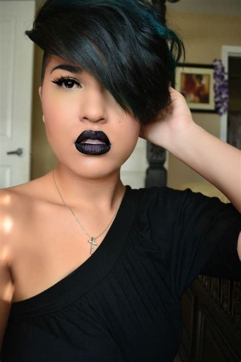 'fringes work really well with super long hair and also french girl bobs. 10 New Black Hairstyles with Bangs - PoPular Haircuts