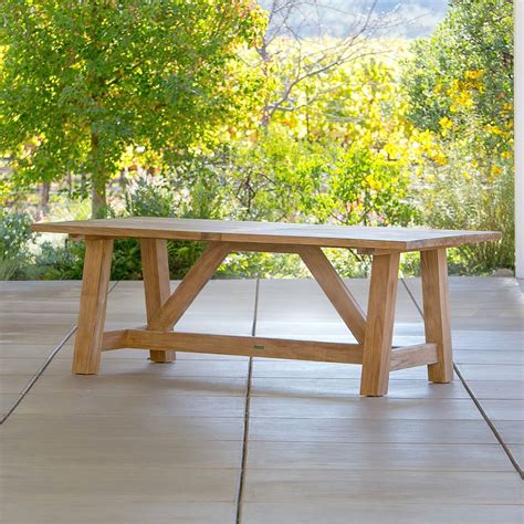Outdoor Tables On Sale Now An Outdoor Table From Our Teak Outdoor