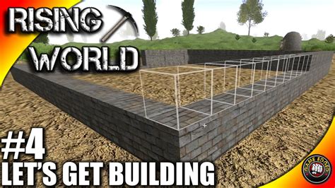 Rising World Lets Play Ep04 Lets Get Building Rising World