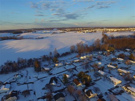A drone’s eye view: A Mt. Airy snow story from the air – The Lance