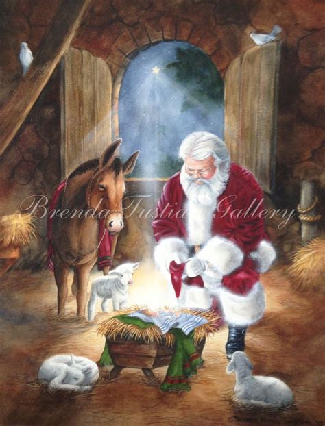 131 Best Images About Kneeling Santa And Baby Jesus On Pinterest