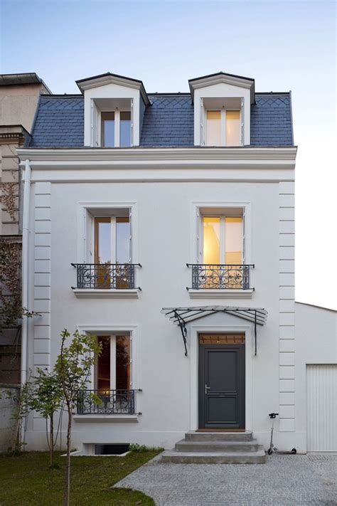 Traditional French House In Vincennes Gets A Sparkling Modern Extension
