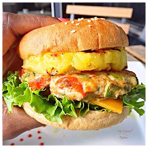 GRILLED PINEAPPLE AND SPICY SHRIMP BURGERS My Digital Kitchen