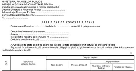 certificat atestare fiscala Arhive AttoSOFT soluții IT pentru