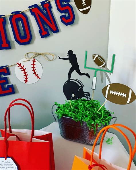 Football Decorations Football Game Day Decorations Football Etsy