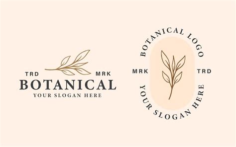 Premium Vector Botanical Logo Template