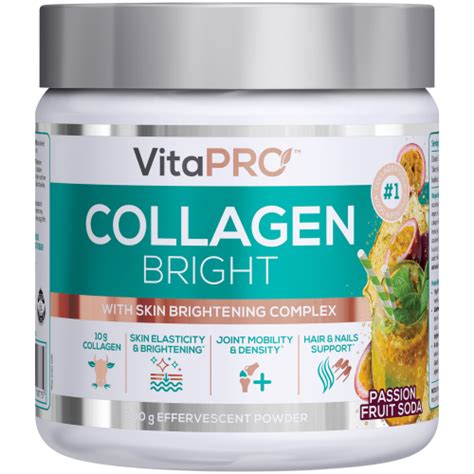 Vita Pro Collagen Bright Effervescent Powder 300g Clicks