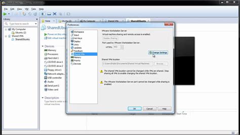 Running Vmware Workstation 8 As A Server With Shared Virtual Machines