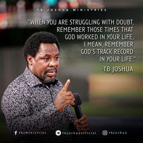Tb Joshua Legacy Records Remember Quotes Quick Life Quotations