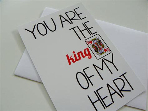 Check spelling or type a new query. Funny Romantic Card King of Hearts Valentine Card Love Card Valentines Day Card for Him Card for ...