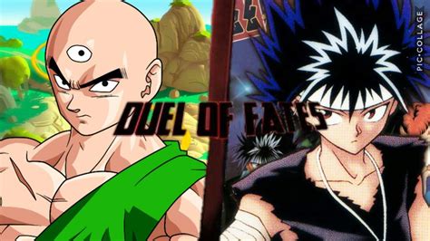 There are several elements that help the cell games stand out among the other dbz tournaments. Duel of Fates episode 3: Tien vs Hiei! (Dragon Ball Super vs Yu Yu Hakusho) | Cartoon Fight Club ...