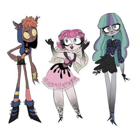 Monster Prom Monster High Art Monster High Dolls Different Drawing