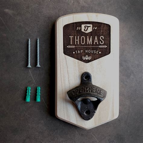 Custom Wall Mounted Bottle Opener Chinook