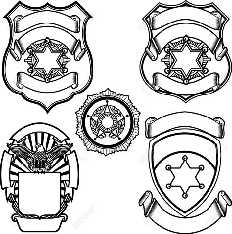 Editable Police Badge Template