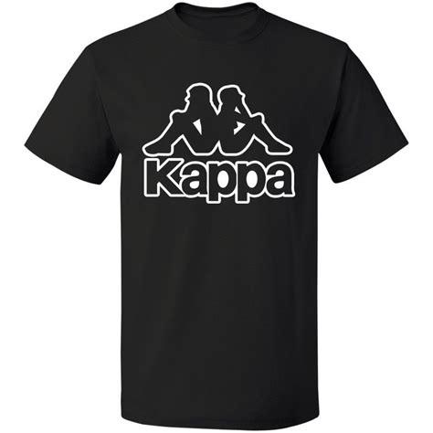 New Kappa Vintage Classic Logo Mens Black 100 Cotton T Shirt Sizes S