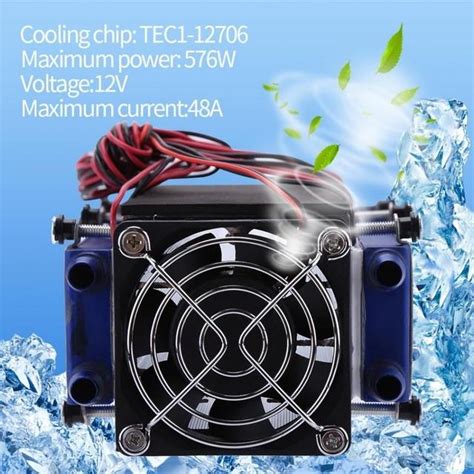 熱電ペルチェ 冷却器 12ボルト 576ワット 8 chip tec1 12706 diy 熱電 クーラー 冷凍 空気 装置 冷却系パーツ ht00236 mircostore 通販