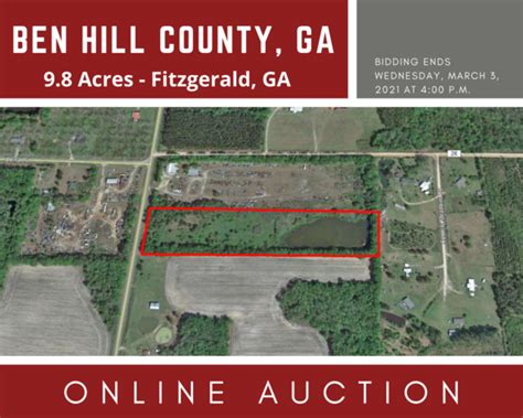 Online Auction Ben Hill County Ga