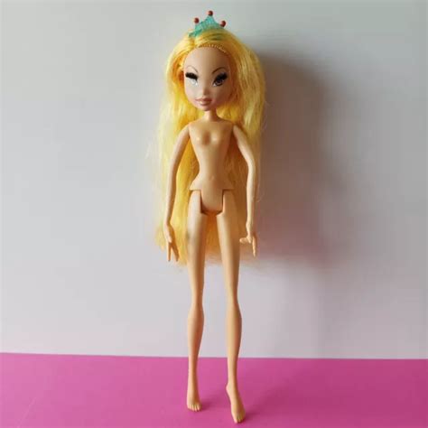 Winx Club Stella Enchantix Glam Magic Naked Doll Puppe Vintage Mattel Eur